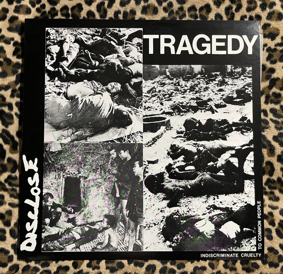 OVERTHROW盤【DISCLOSE／Tragedy LP】disclose hardcore gism zouo