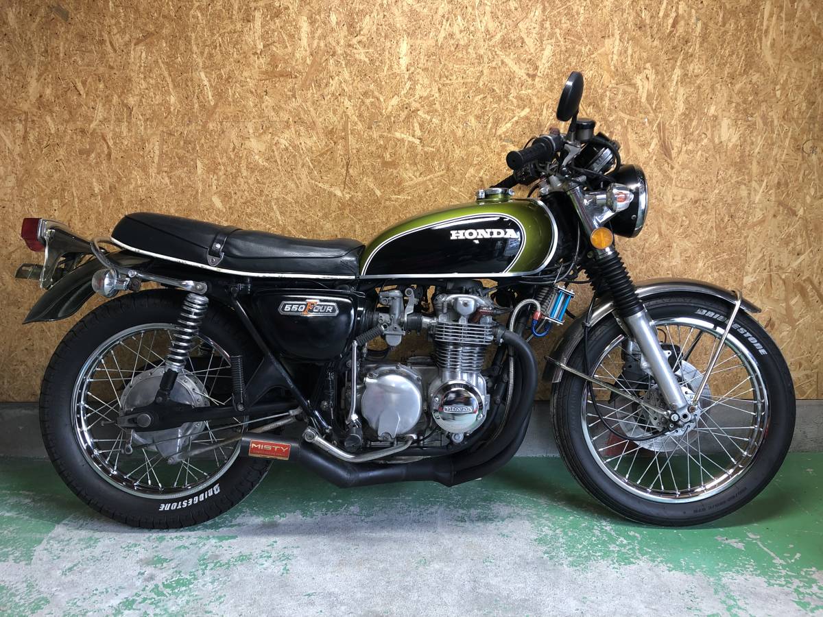 HONDA CB550FOUR 実走14234km 実動 当時ミスティ ウオタニSP2 アールズ