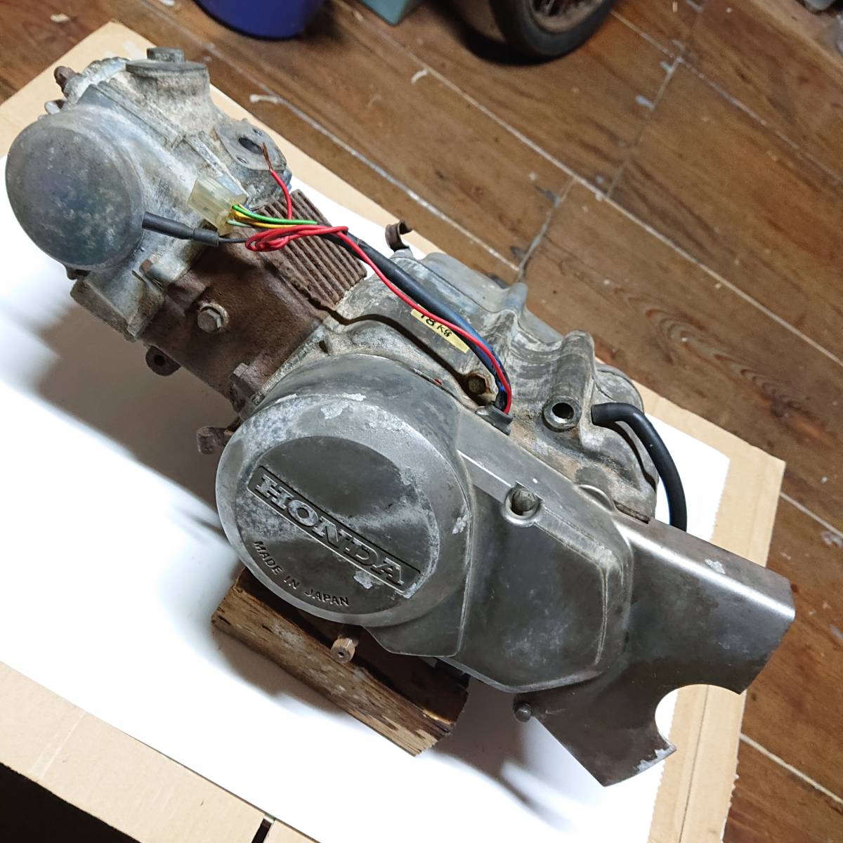 新潟発、実動、スーパーカブエンジン、C50E、4速、12V、検索用 
