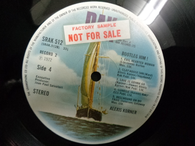 ALEXIS KORNER/BOOTLEG HIM!○2LP ROBERT PLANT. PETE TOWNSEND 