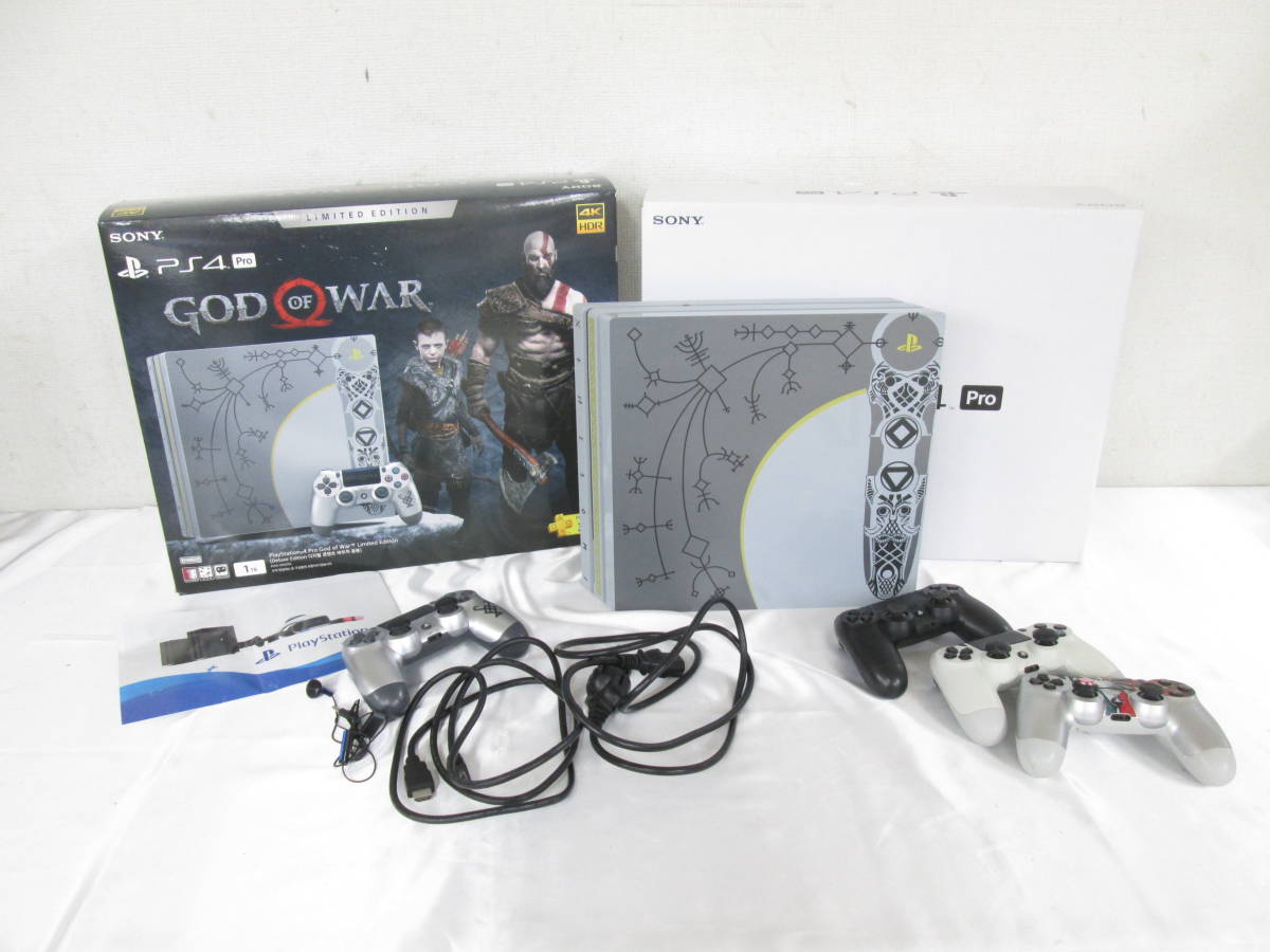 大得価，100%新品 PS4 4K 限定版 GOD OF WAR CUH-7117B コントローラー 4点セット H611071401(PS4本体)｜売買されたオークション情報、yahooの商品情報をアーカイブ公開 - オークファン PS4本体