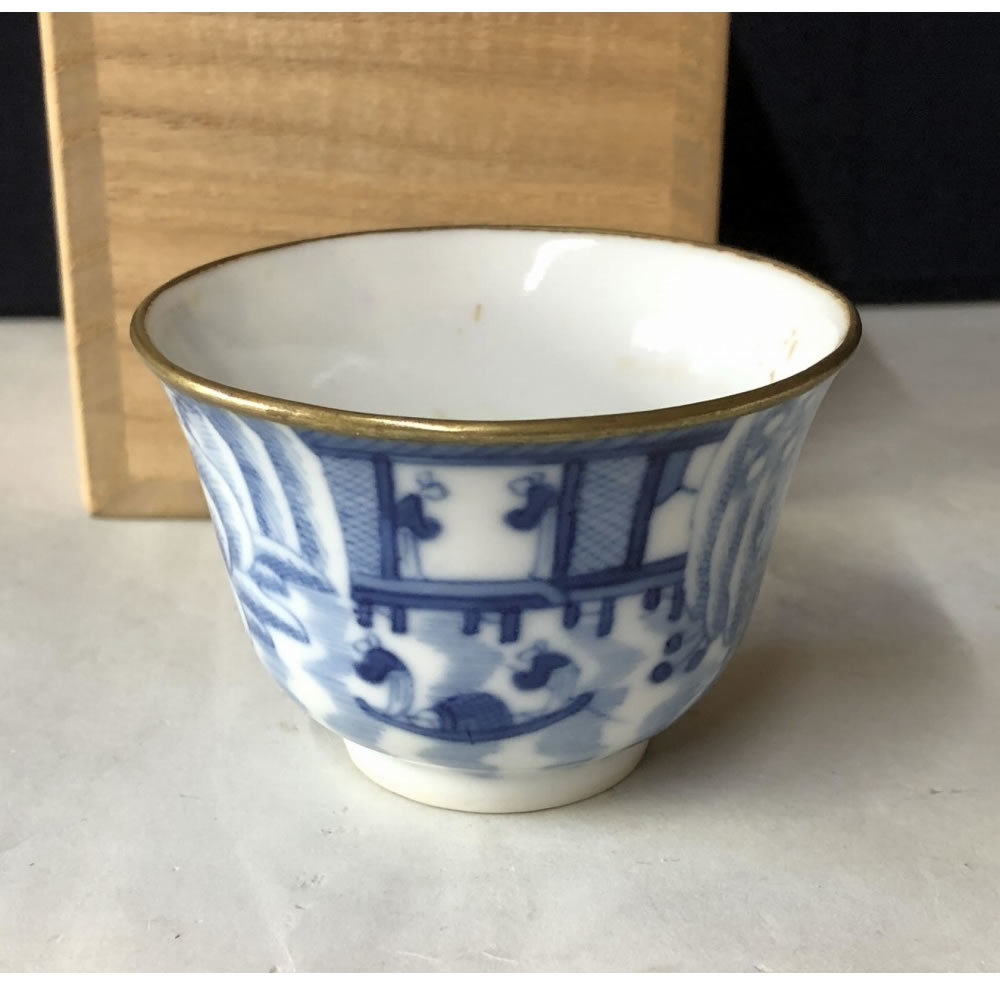 中国景徳鎮『玩玉』蛍手煎茶碗 湯み4個 中国古玩 c678 煎茶碗 5客