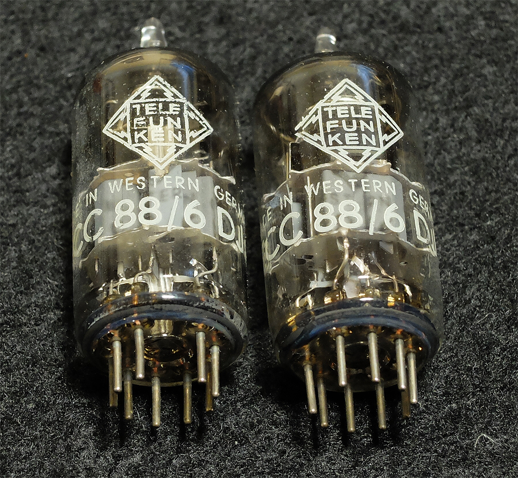 Telefunken テレフンケン ECC88 6DJ8 2本(真空管)｜売買された