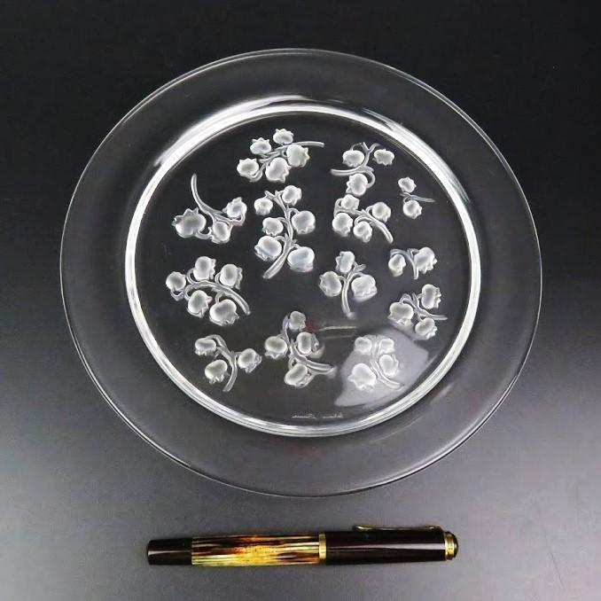 美品☆アンティーク ルネ・ラリック フランス muguet すずらん 平皿