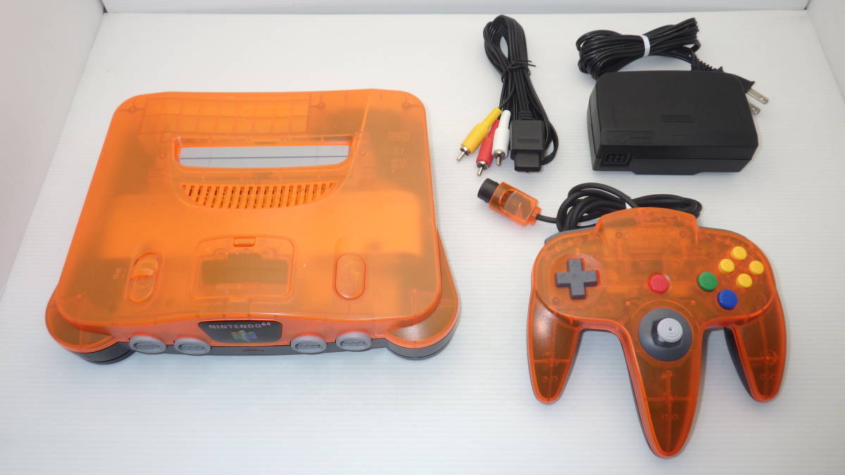 ニンテンドー64 クリアオレンジ 本体 0 限定カラー 限定モデル 3