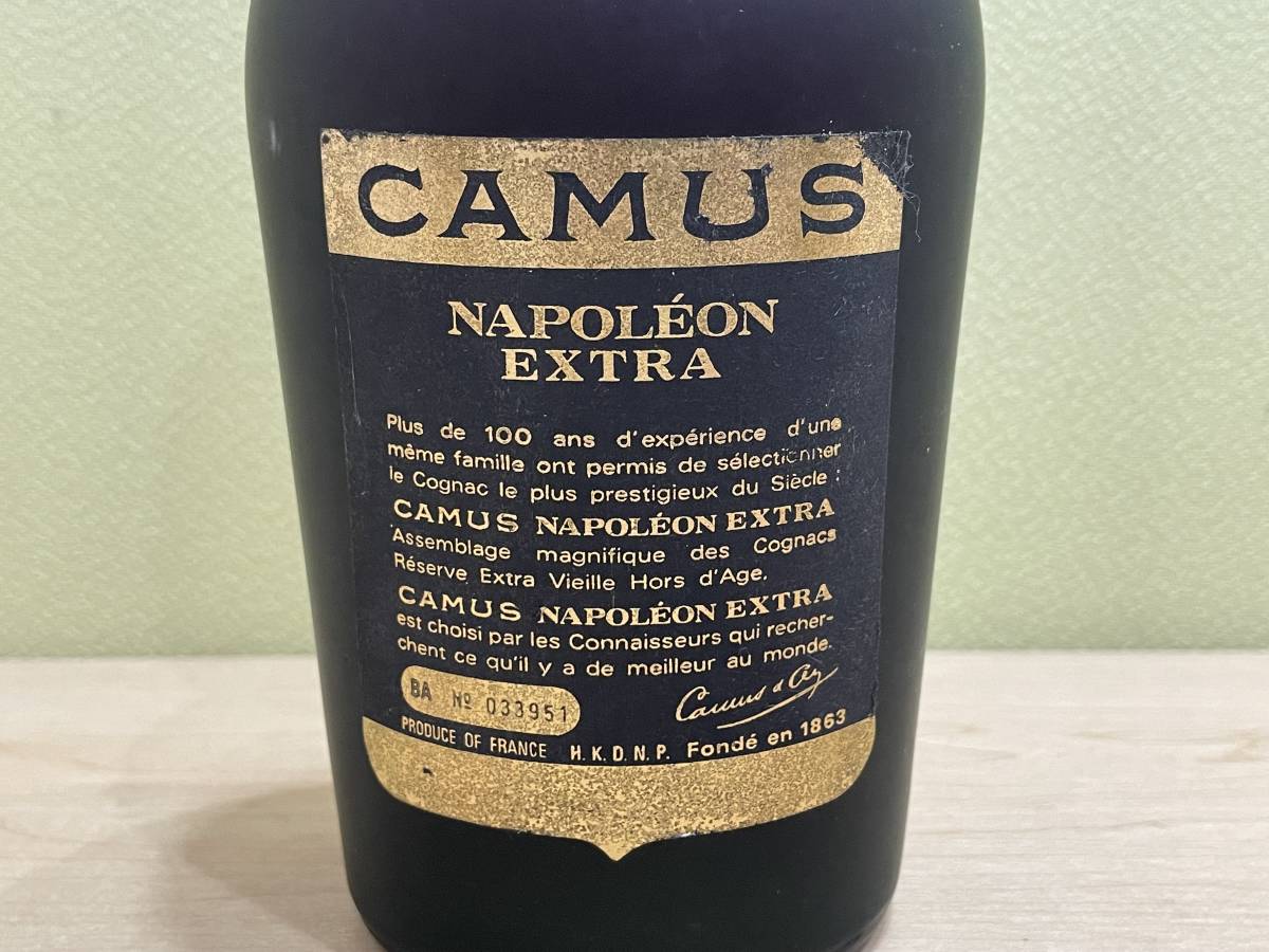 17832】未開栓 CAMUS カミュ NAPOLEON EXTRA COGNAC 700ml 40