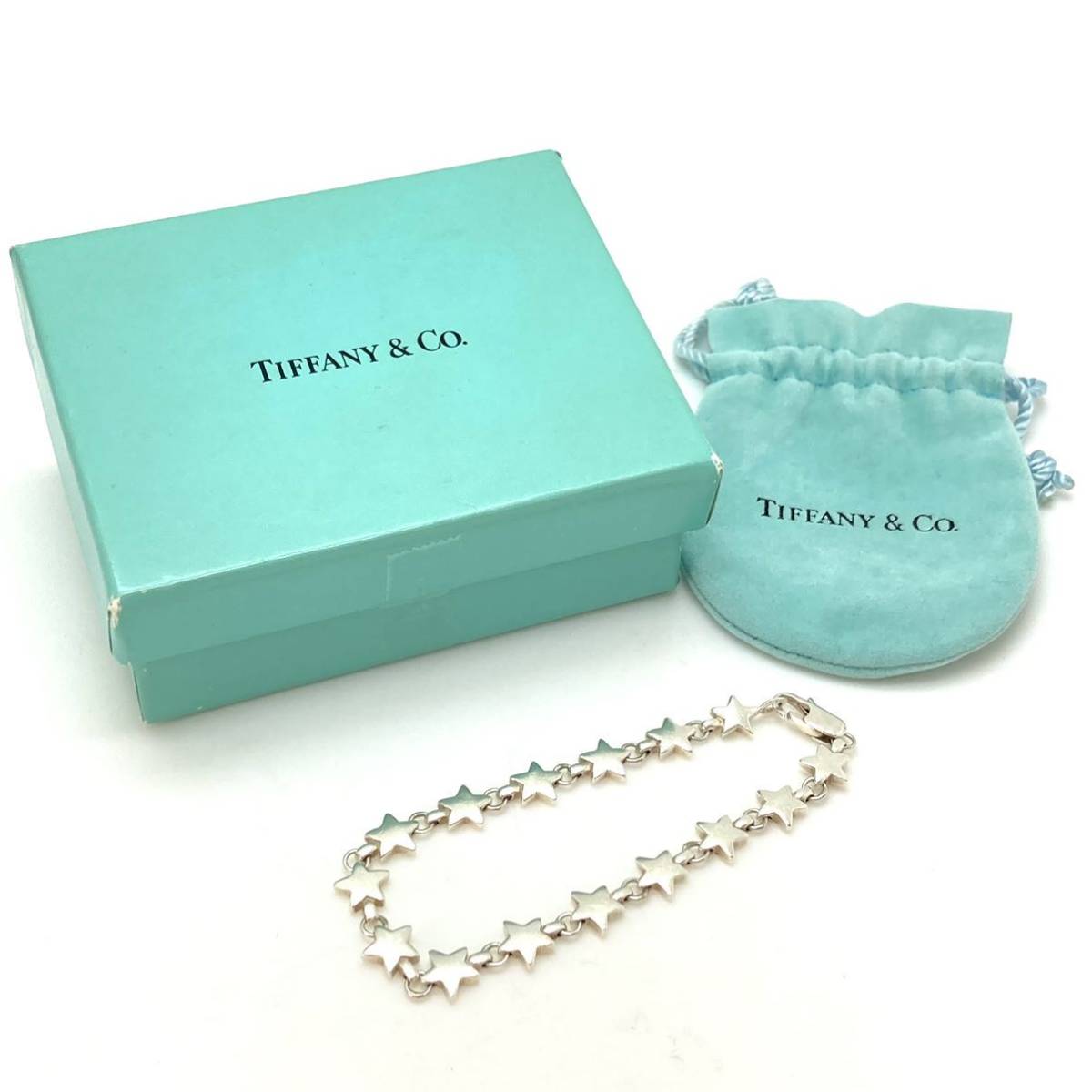 箱付き!!《Tiffany&Co.(ティファニー)パフスター ブレスレット》14.0g