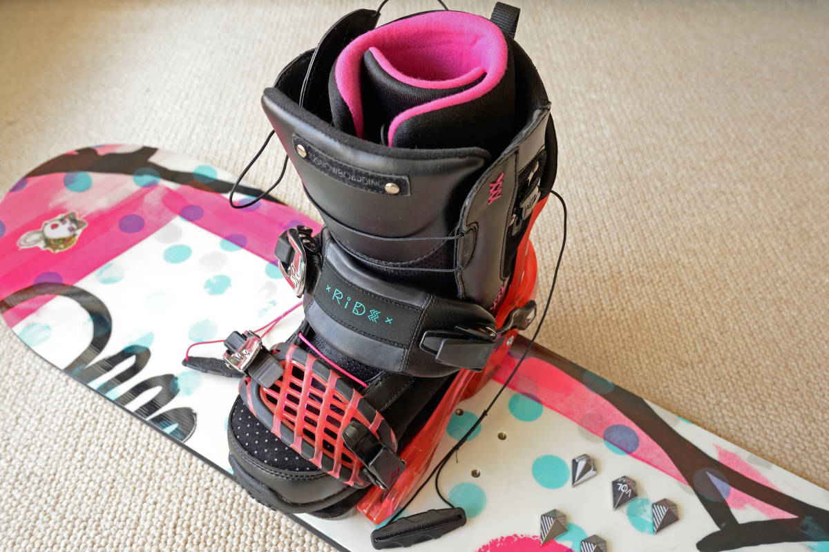 美品) RIDE RAPTURE 147cm + RIDE KS LTD + K2 SCENE 25.5cm + BURTON 