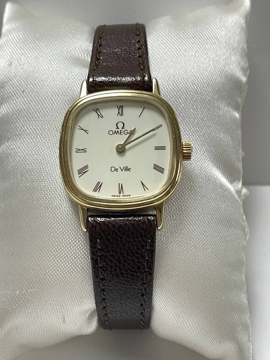 OMEGA DE VILLE SWISS MADE オメガ デビル 手巻き スクエアタイプ 