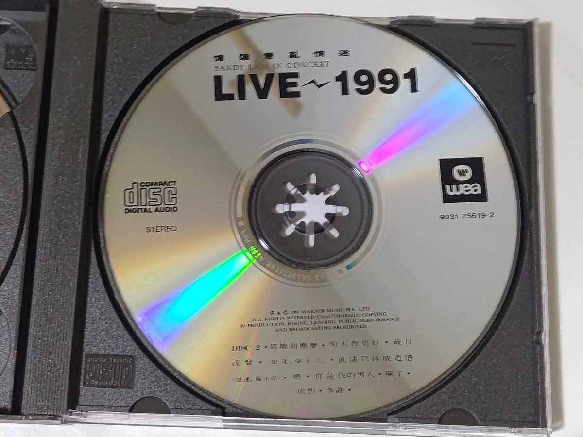 旧規格 サンディ・ラム 林憶蓮/1991 LIVE 91年初版 2枚組 早期盤 Yahoo!
