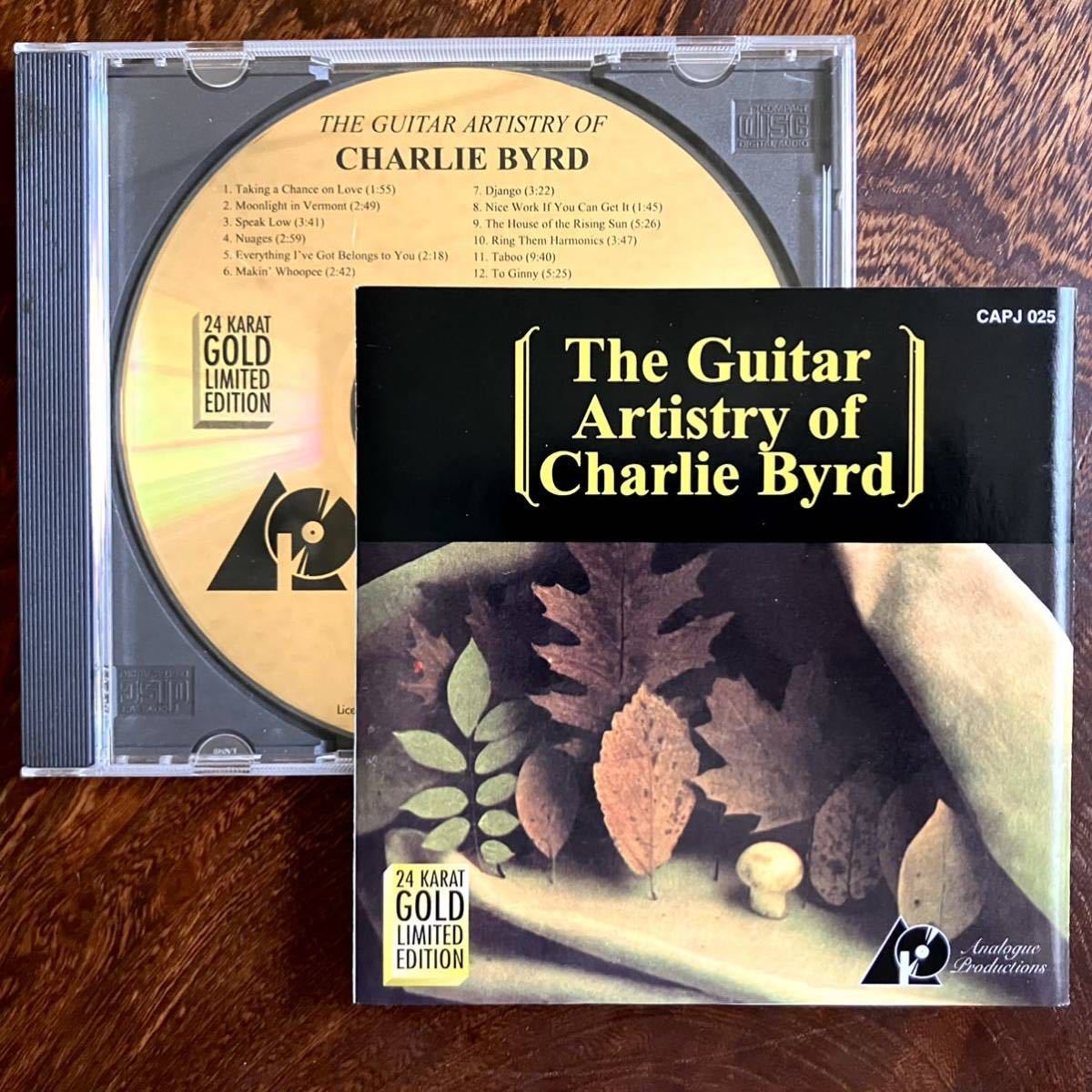 お買い得，豊富な ANALOGUE PRODUCTIONS 24K GOLD CD THE GUITAR ARTISTRY OF CHARLIE BYRD チャーリー バード ゴールドCD CAPJ 025(ジャズ一般)｜売買されたオークション情報、yahooの商品情報をアーカイブ公開 - オークファン ジャズ一般