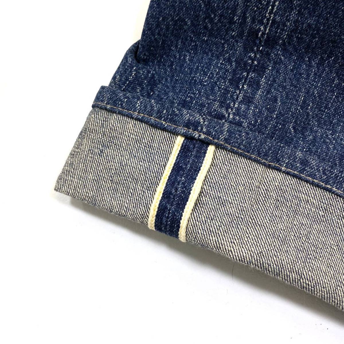 EVISU/エビス ペイントカモメロゴ デニムパンツ W34 ブルーデニム 良色落ち