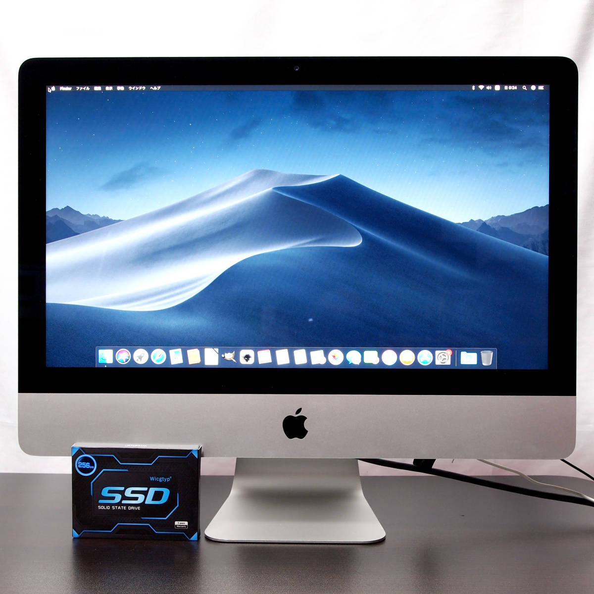 中古】新品SSD256GB換装済 Late2015 薄型iMac 21.5inch Core i5-2.8GHz