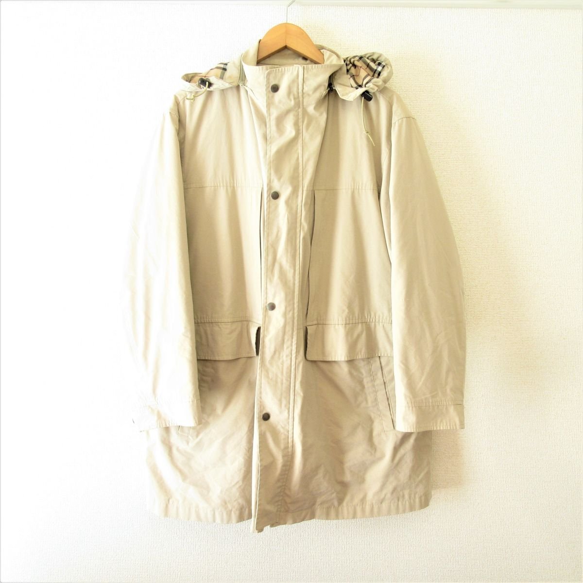 良品 BURBERRY LONDON バーバリー ロンドン ダウンライナー付き 裏地