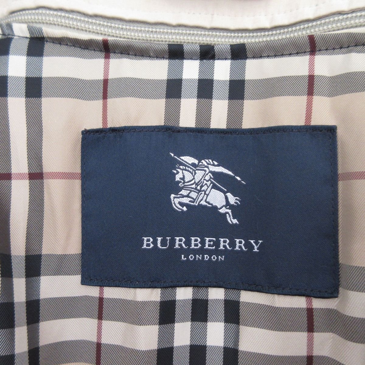 良品 BURBERRY LONDON バーバリー ロンドン ダウンライナー付き 裏地