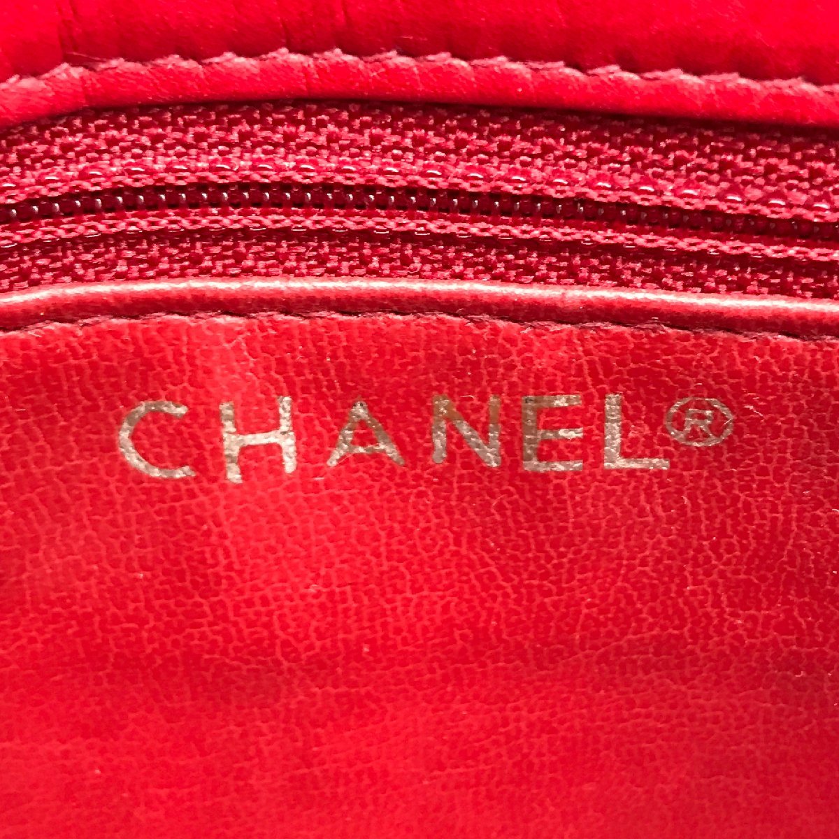 1円 美品 CHANEL シャネル ビコローレ デカココマーク ポーチ 小物入れ 