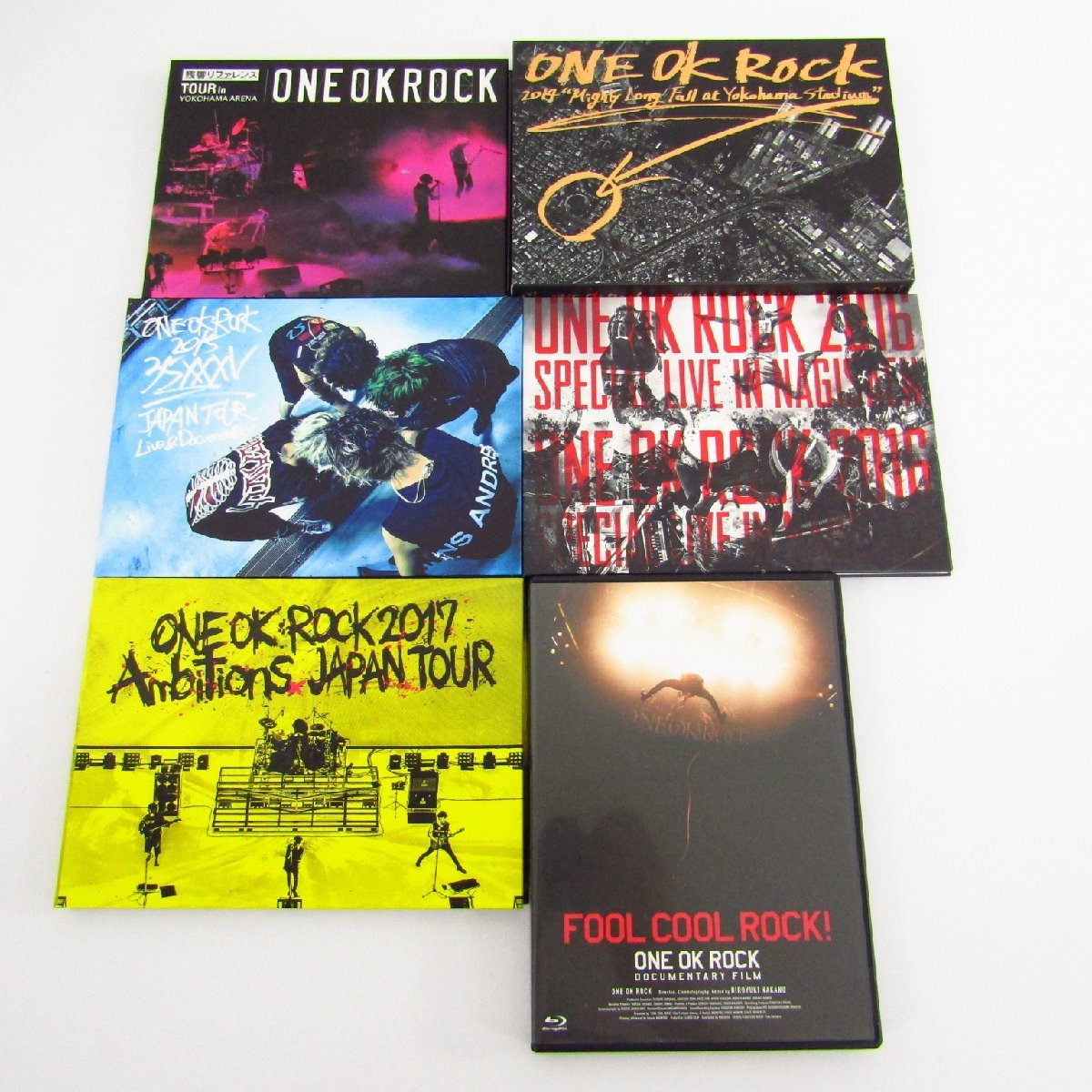 数量限定，格安 ONE OK ROCK LIVE Blu-ray ブルーレイ 6本 まとめ セット 〓A1563(J-POP)｜売買されたオークション情報、yahooの商品情報をアーカイブ公開 - オークファン J-POP