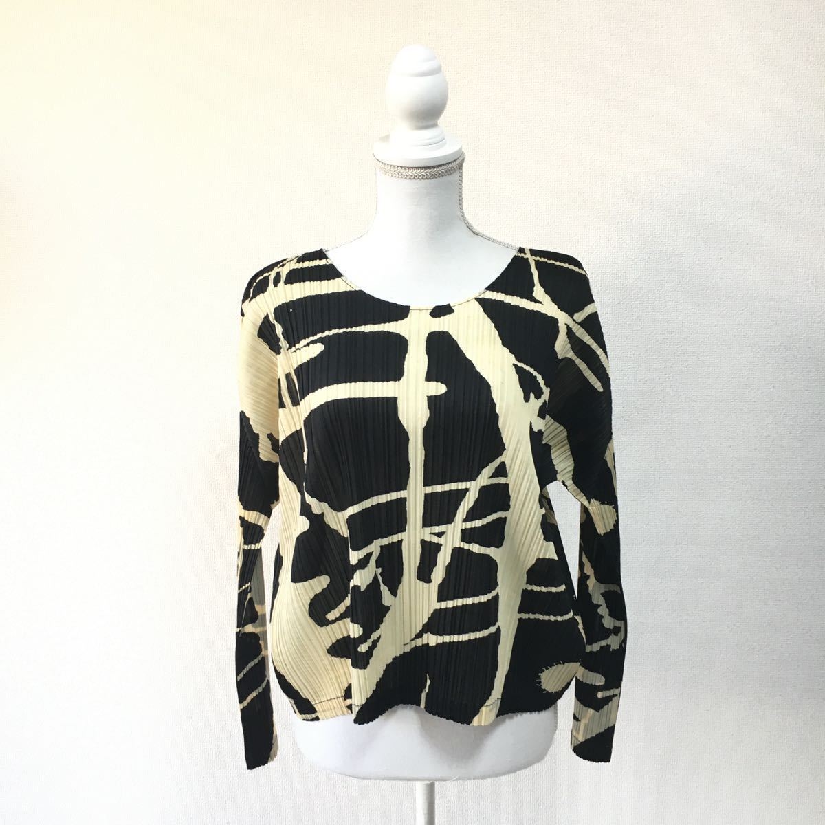 PLEASE PLEATS プリーツプリーズ ISSEY レアプリント 美品 MIYAKE 