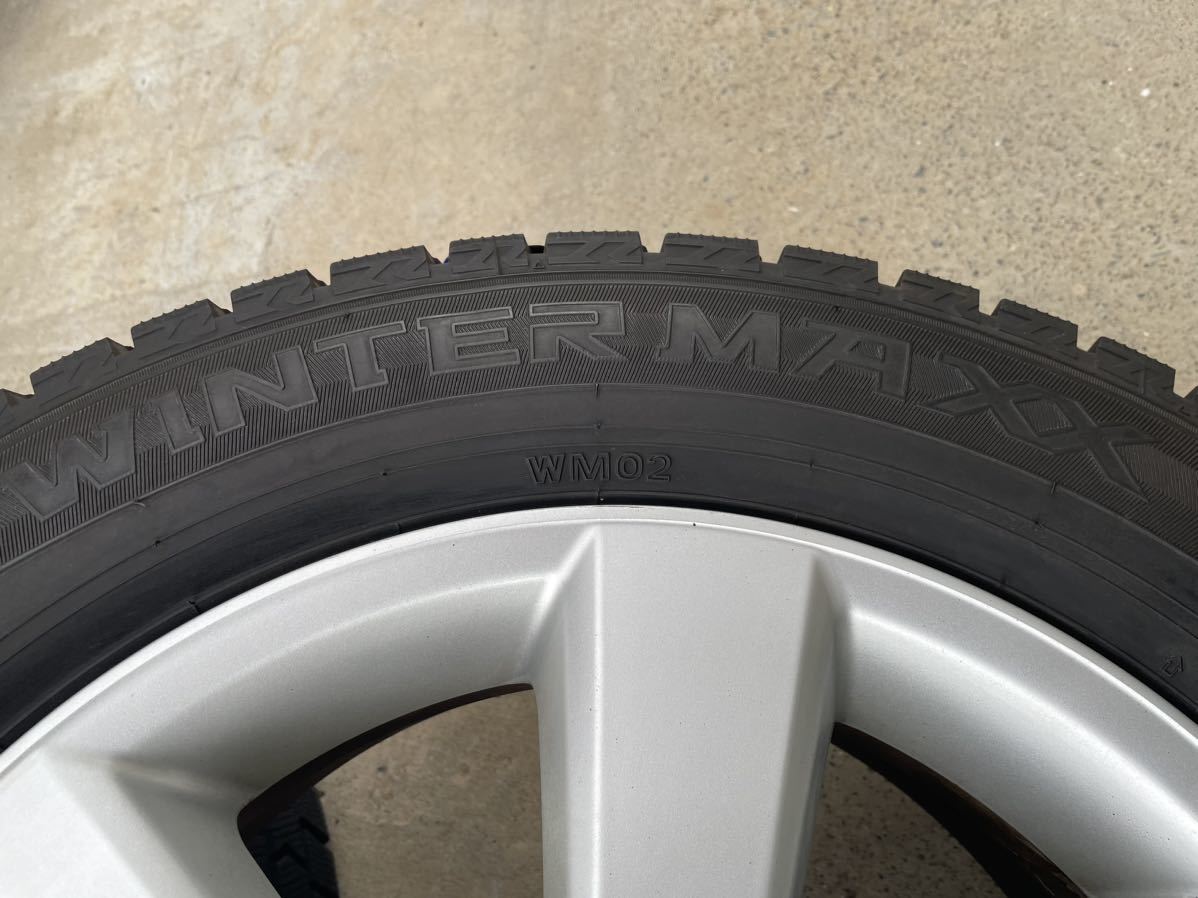 ダンロップ 4本セット DUNLOP 185&frasl;60R15 84S 5&frasl;114.3 ダンロップ ウインターマックス02 スタッドレス4本SET 225/60R17 バリ溝 トヨタ純正ホイール☆アルファード.ヴェルファイア.ハリアー等に!