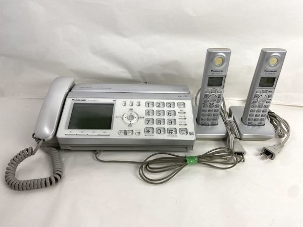 【大得価，格安】 B436 Panasonic/パナソニック パーソナルファクス KX-PW621DW 子機2台/バッテリー付 KX-FKN518 固定電話 FAX(ファクシミリホン)｜売買されたオークション情報、yahooの商品情報をアーカイブ公開 - オーク ファクシミリホン