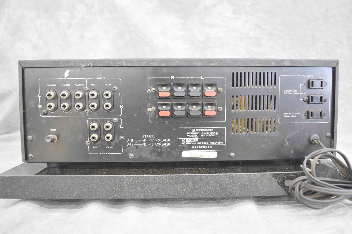 ジャンク パイオニア Pioneer SA-7800 プリメインアンプ