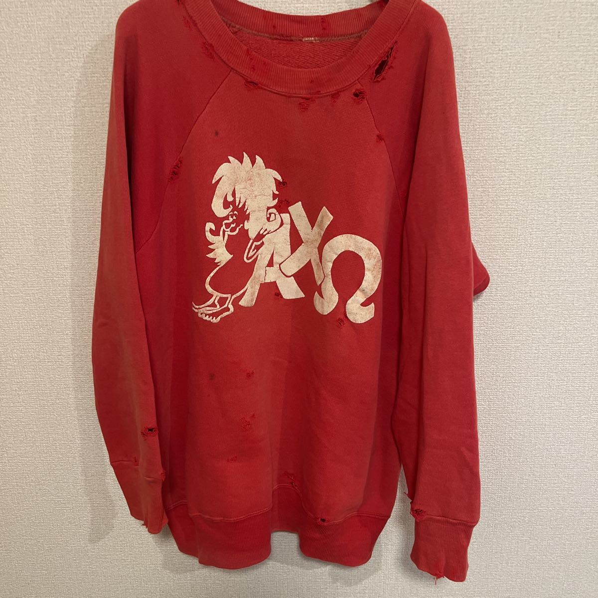 ビンテージ襤褸60S スウェット古着 ビンスエ ボロトレーナー 