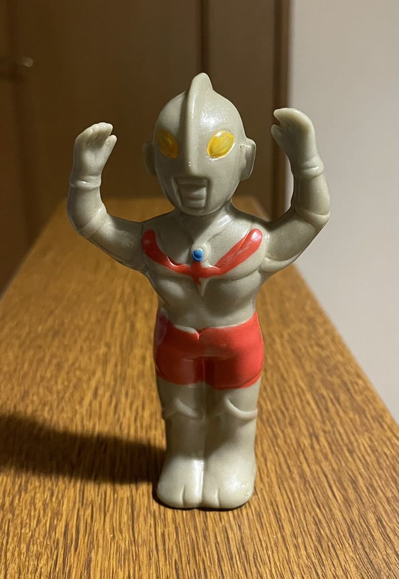 大里玩具 当時物 ウルトラマン ソフビ人形 指人形ソフビ ブルマァク