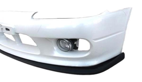 ★Stage21★[特価/未使用/黒塗装済み]S15 シルビア（純正OPバンパー装着可）用FRP製エアロフロントリップスポイラー TYPE2 ［D/S15B］