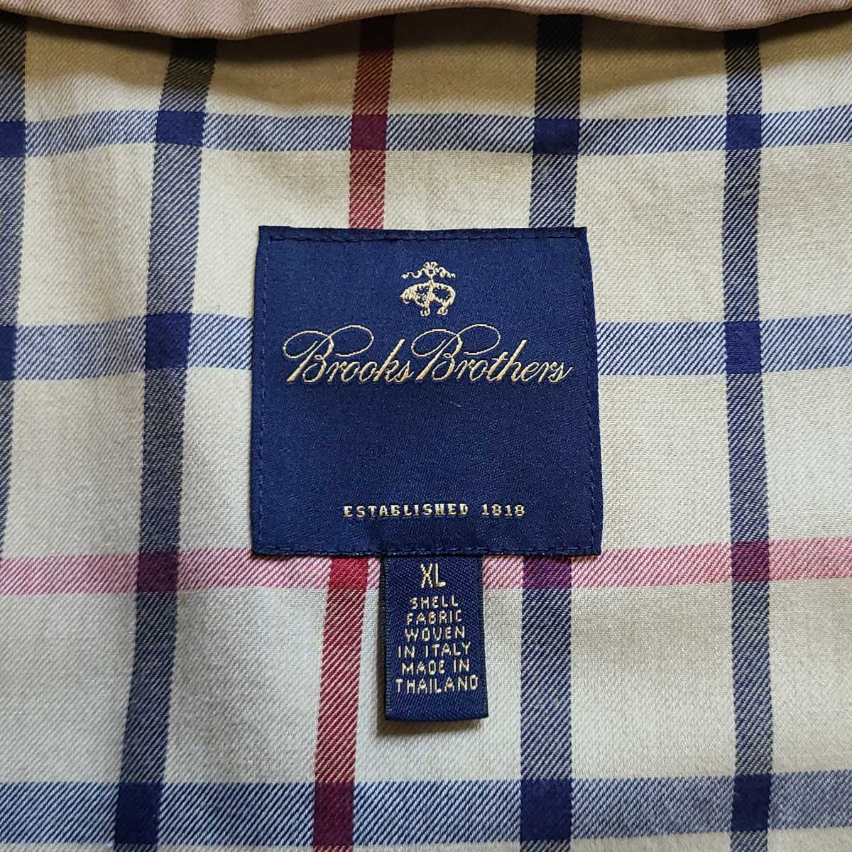 希少XLサイズ!!ブルックスブラザーズ BROOKS BROTHERS トレンチコート 
