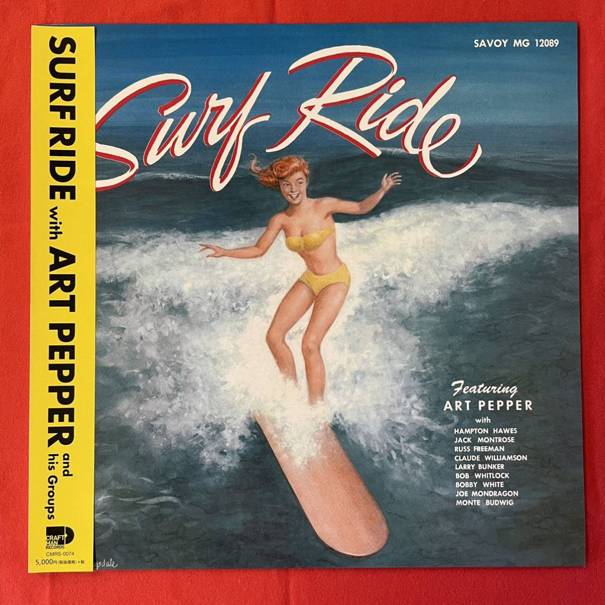 □Art Pepper / Surf Ride 2019年/Craftman Records CMRS-0074《MG