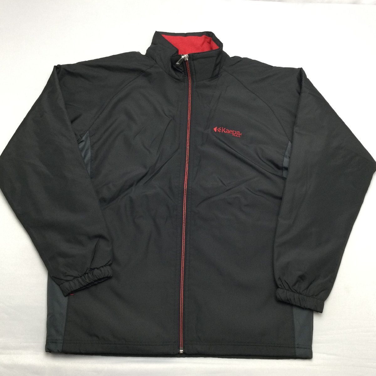 メンズ Kaepa ケイパ Kaepa(ケイパ) 冬の通販 UV 【北海道・沖縄以外送料無料】【新品】Kaepa メンズ中綿スーツ(撥水加工 UVカット 再帰反射 裾スピンドル) L BK*RD★35705