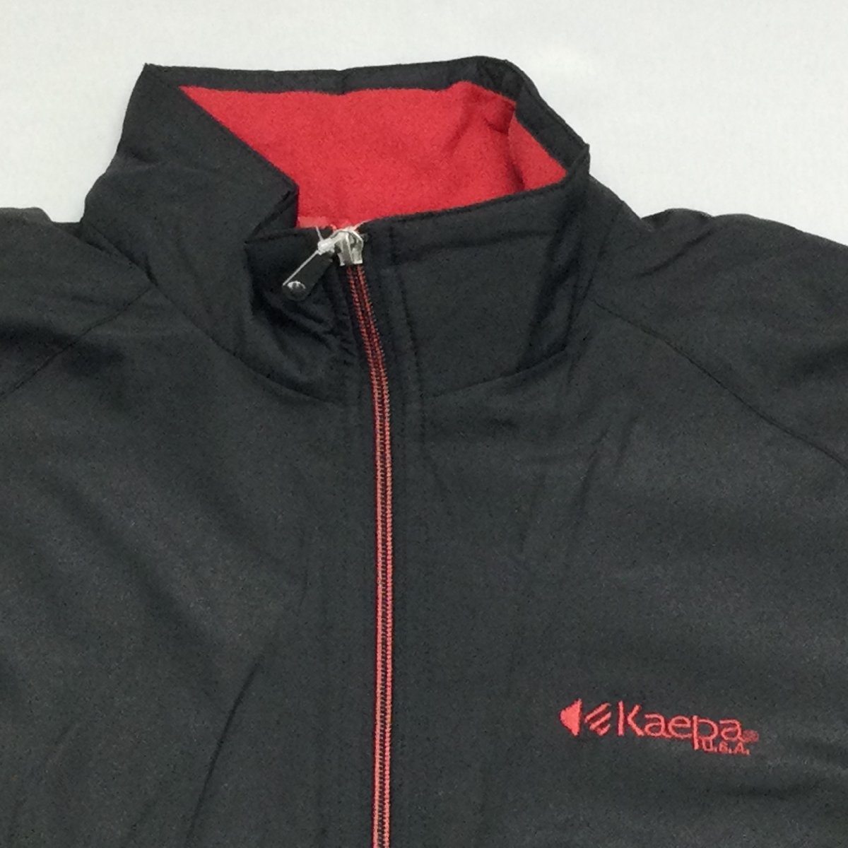 メンズ Kaepa ケイパ Kaepa(ケイパ) 冬の通販 UV 【北海道・沖縄以外送料無料】【新品】Kaepa メンズ中綿スーツ(撥水加工 UVカット 再帰反射 裾スピンドル) L BK*RD★35705