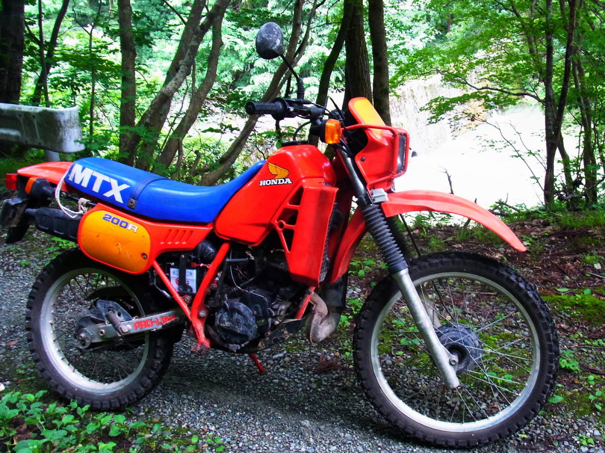HONDA MTX125 mtx200  200エンジンに積替　水冷2スト　2st オフロード　ほんだホンダ ホンダ mtx125 200 オフロード ホンダ MTX200R 水冷・2サイクル