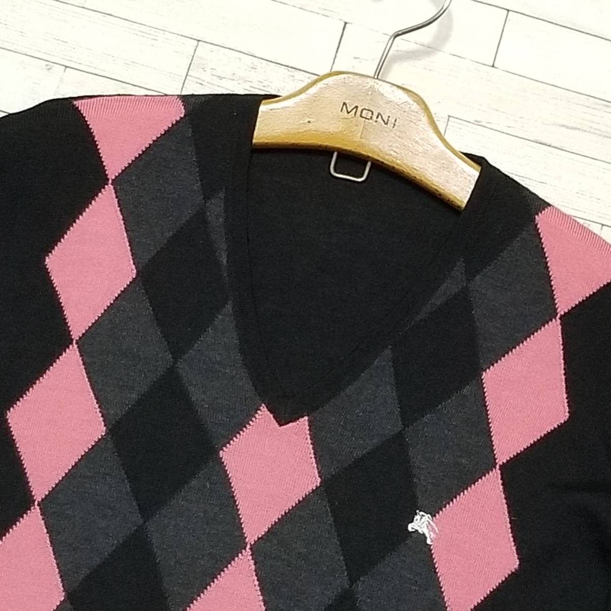 美品】◎BURBERRY BLACKLABEL バーバリーブラックレーベル/ 長袖 ワン 