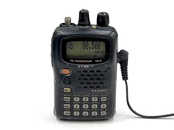 値下げ　ジャンク　YAESU VX-5 トランシーバー VX-5 YAESU FMトランシーバー 八重洲無線 Yahoo!オークション - 50⁄144