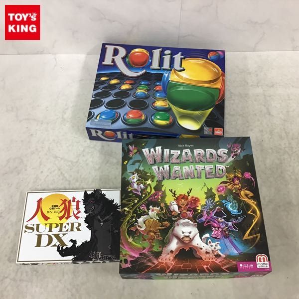 1円〜 ジャンク ボードゲーム ロリット、WIZARDS WANTED 魔法使いの