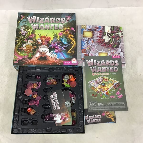 1円〜 ジャンク ボードゲーム ロリット、WIZARDS WANTED 魔法使いの