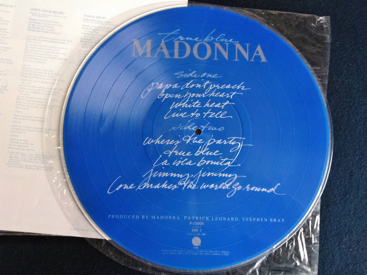 True Blue ⁄ Madonna トゥルー・ブルー マドンナ | - : – TRUE = Blue