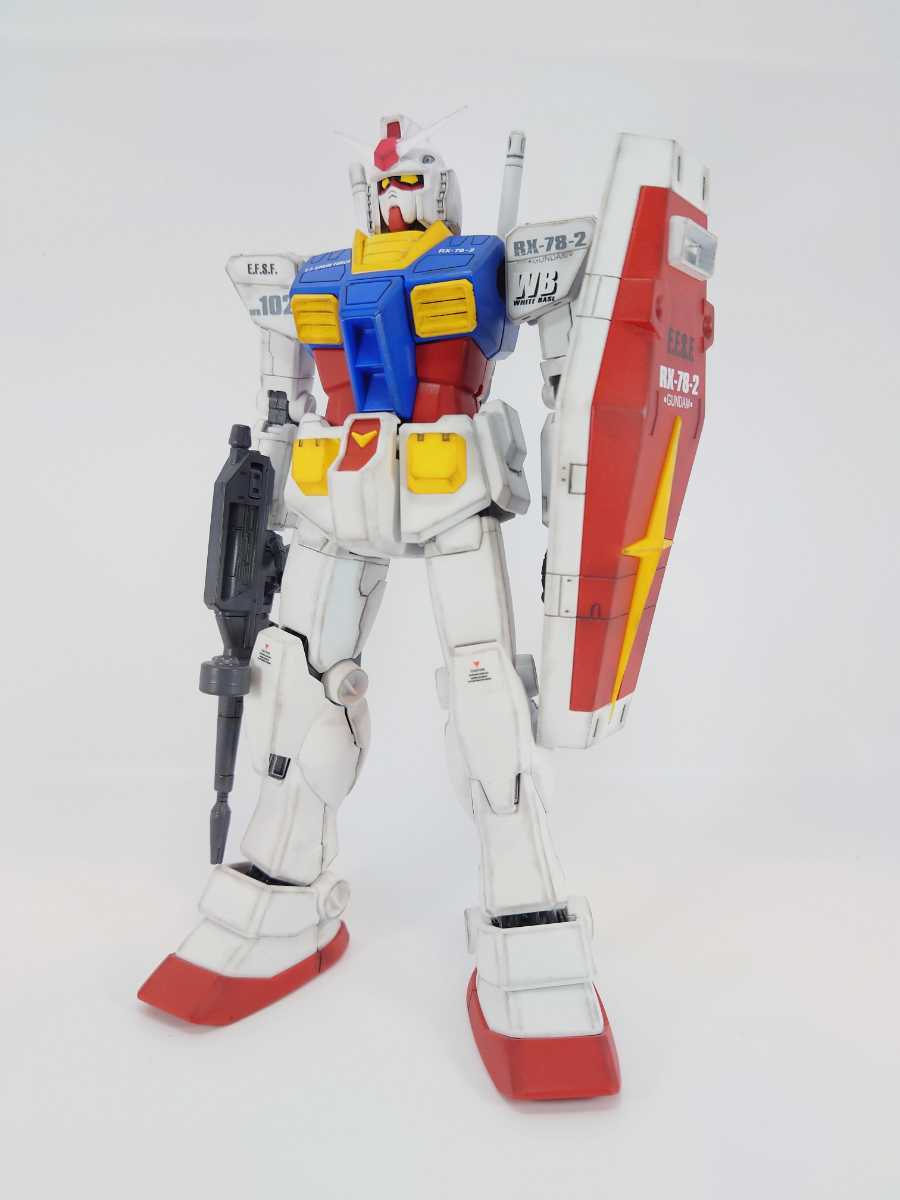 塗装済み 完成品 ガンプラ MG 1/100 RX-78-2 ガンダム ver.1.5 