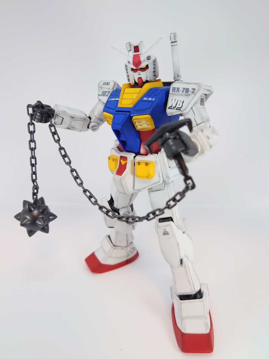 塗装済み 完成品 ガンプラ MG 1/100 RX-78-2 ガンダム ver.1.5 