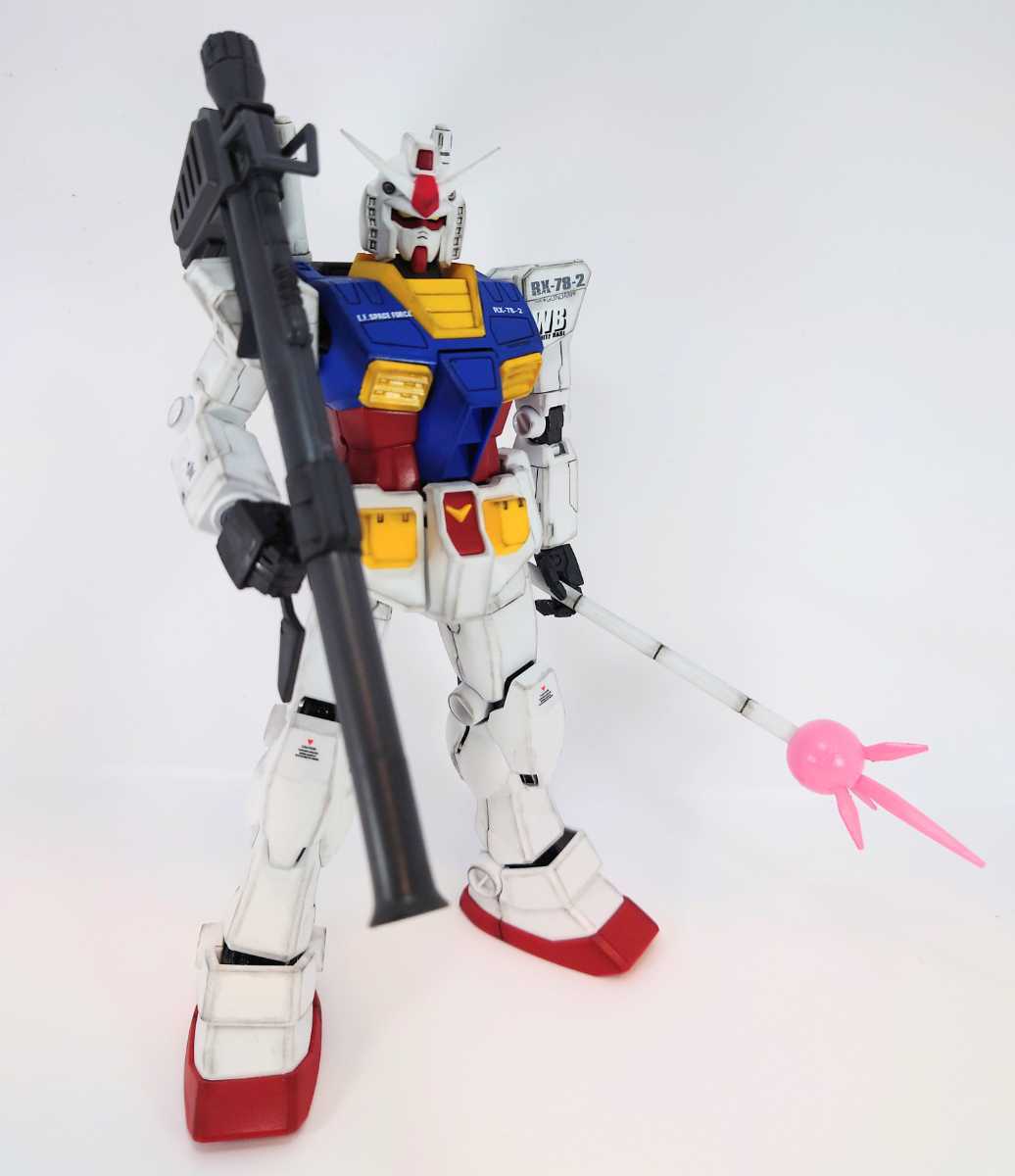 塗装済み 完成品 ガンプラ MG 1/100 RX-78-2 ガンダム ver.1.5 