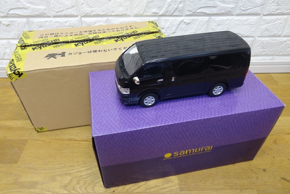【低価，豊富な】 KYOSHO/京商 SAMURAI トヨタ ハイエース スーパーGL ブラック TOYOTA HIACE SUPER GL 1/18 ミニカー モデルカー(乗用車)｜売買されたオークション情報、yahooの商品情報をアーカイブ公開 - オークファン 乗用車