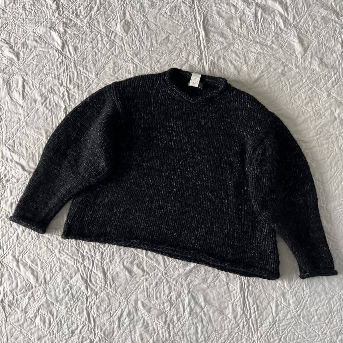 Yohji Yamamoto POUR HOMME 1998AW yamamoto yohji Pour | 1998aw ウール リブ切替 ビッグシルエット - Homme Fashion