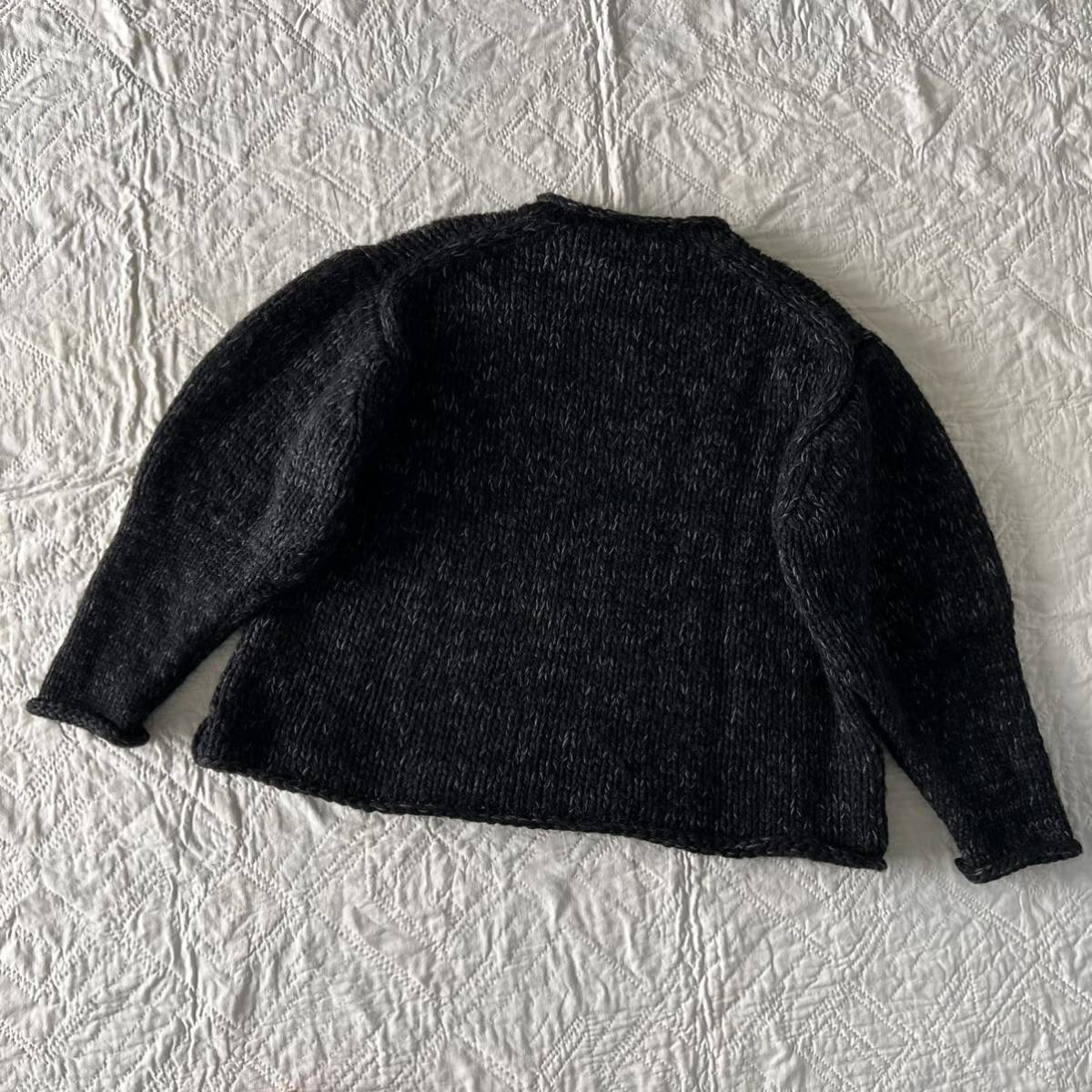 Yohji Yamamoto POUR HOMME 1998AW yamamoto yohji Pour | 1998aw ウール リブ切替 ビッグシルエット - Homme Fashion