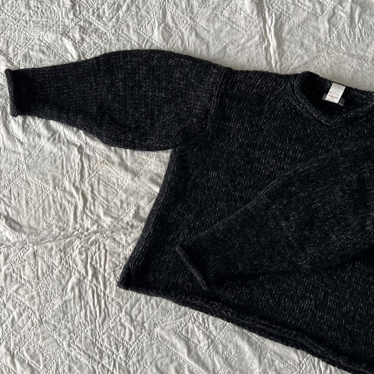 Yohji Yamamoto POUR HOMME 1998AW yamamoto yohji Pour | 1998aw ウール リブ切替 ビッグシルエット - Homme Fashion