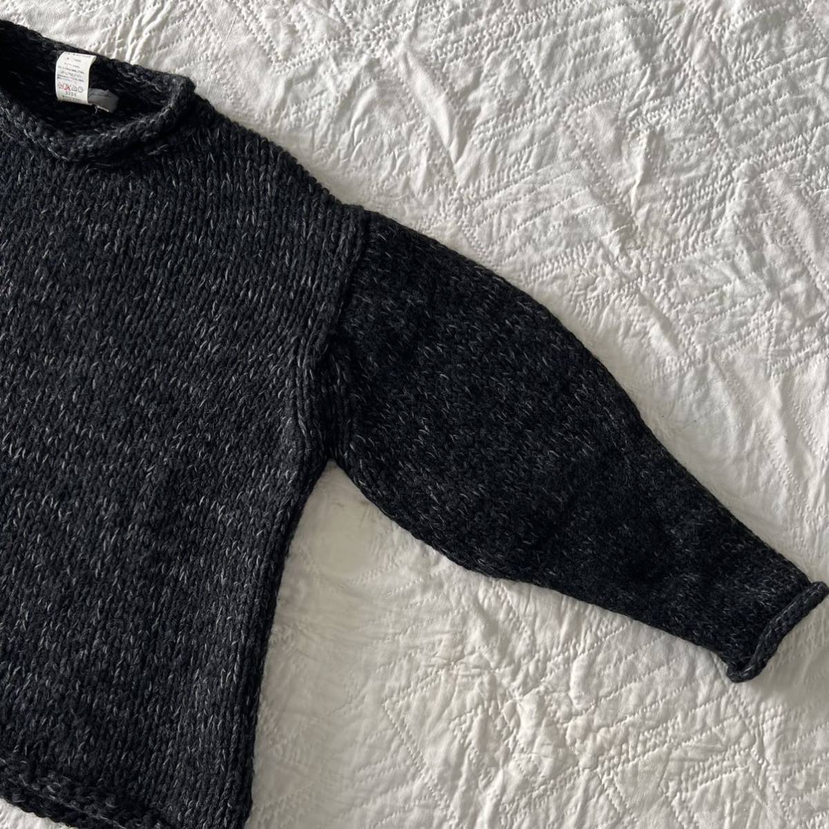 Yohji Yamamoto POUR HOMME 1998AW yamamoto yohji Pour | 1998aw ウール リブ切替 ビッグシルエット - Homme Fashion