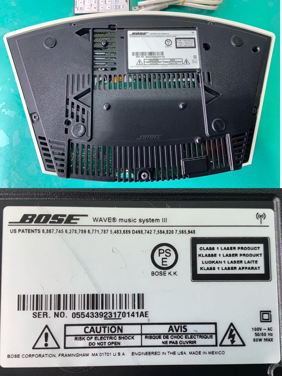 □□美品BOSEボーズ☆CDコンポ☆Wave Music System III/ウェーブ