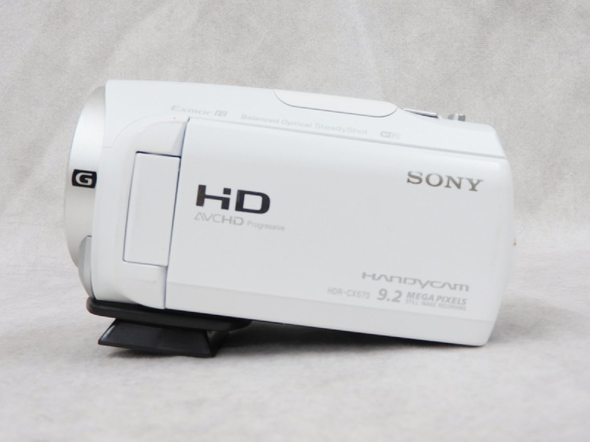 〇SONY ソニー HDR-CX670 デジタルビデオカメラ 2015年製 〇中古〇