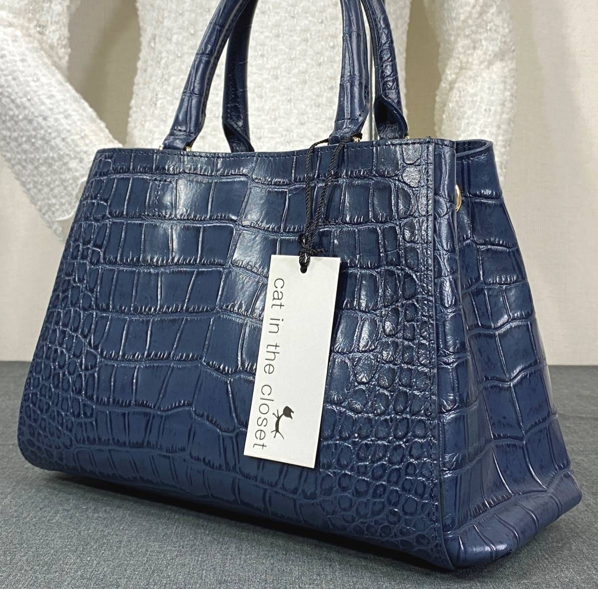 ☆未使用品☆ cat in the closet キャットインザクローゼット 牛革 