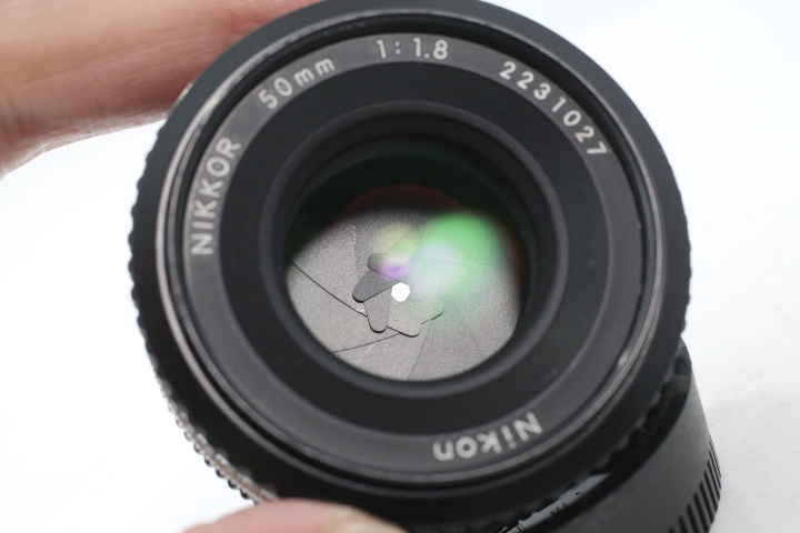 ニコン Nikon Ai-s NIKKOR 50mm F1.8 パンケーキ 単焦点 レンズ (S1440